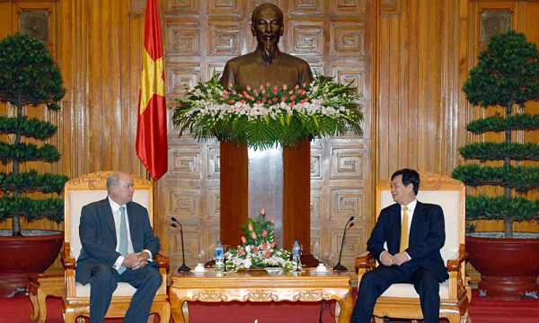 Thủ tướng Nguyễn Tấn Dũng tiếp Bộ trưởng Bộ Ngoại thương và đầu tư nước ngoài Cu Ba