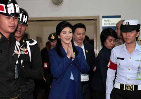 Thủ tướng Yingluck chính thức bị luận tội