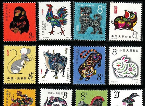 Vẻ đẹp 12 con giáp trên tem Việt Nam và thế giới