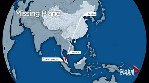 Xác định lại đường bay của MH370