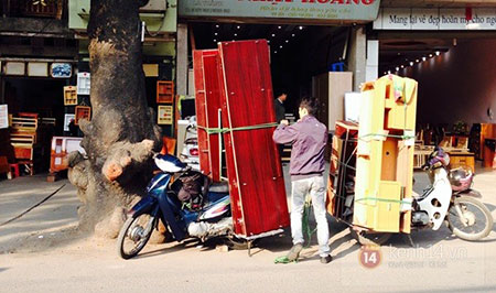 Xe ôm Vip có thu nhập “khủng” ở Hà Nội