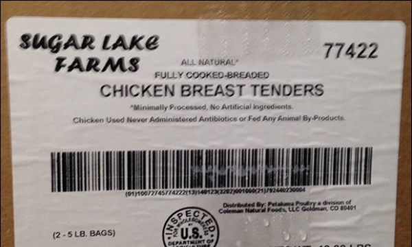 Gần 12 tấn thịt gà rán không rõ thành phẩm bị thu hồi