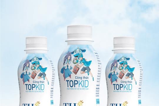 TH true MILK ra mắt sữa tuơi công thức TOPKID cho trẻ từ 1 đến 6 tuổi