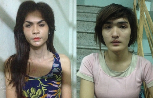 Cảnh sát truy đuổi 2 kẻ giả gái cướp giật ở phố Tây