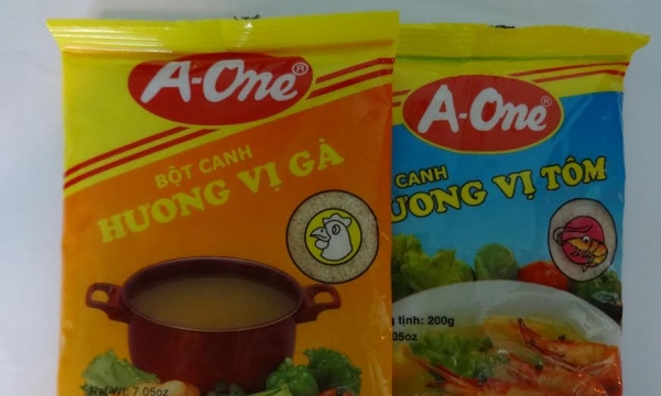 Bột canh A-one làm bằng muối Trung Quốc kém chất lượng?