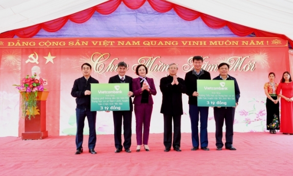   Vietcombank ủng hộ 6 tỷ đồng xây trường cho học sinh nghèo tại tỉnh Yên Bái