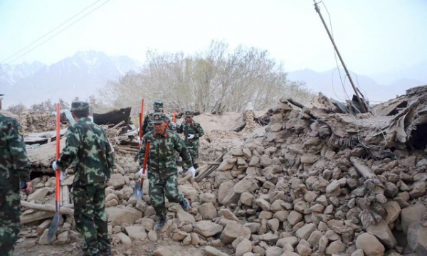Trung Quốc: Động đất làm hàng chục người thiệt mạng và bị thương 