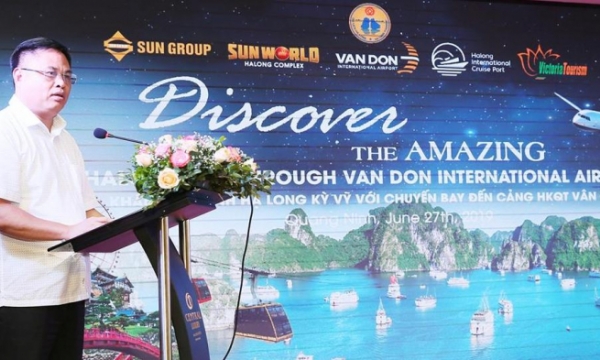 Nhờ sân bay Vân Đồn, Quảng Ninh sẽ đón nhiều du khách đến từ các quốc gia và vùng lãnh thổ