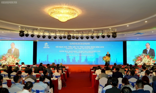 Thủ tướng Nguyễn Xuân Phúc dự Hội nghị xúc tiến đầu tư Quảng Ngãi