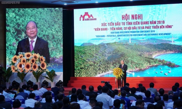 Thủ tướng Nguyễn Xuân Phúc dự Hội nghị xúc tiến đầu tư Kiên Giang
