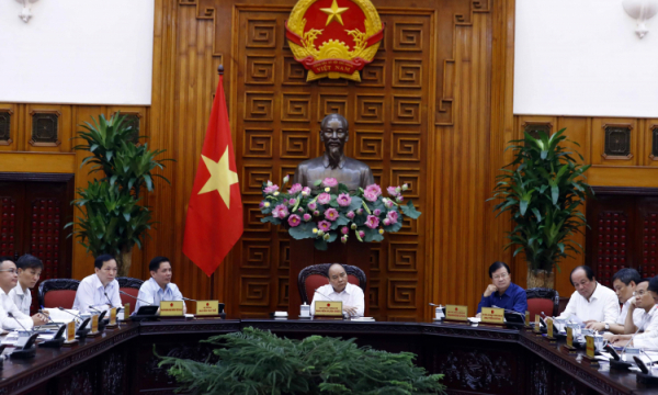 Thủ tướng Nguyễn Xuân Phúc chủ trì cuộc họp về Dự án Cao tốc Trung Lương- Mỹ Thuận