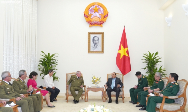 Thủ tướng Nguyễn Xuân Phúc tiếp tổng tham mưu trưởng các lực lượng vũ trang cách mạng CuBa