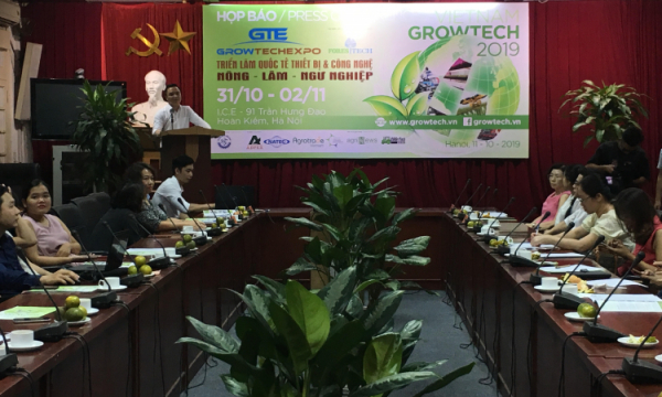Vietnam Growtech  2019 với quy mô 250 gian hàng tham dự 