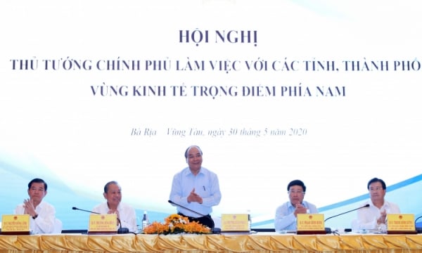 Thủ tướng Chính phủ làm việc với các tỉnh, thành phố Vùng KTTĐ phía Nam