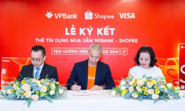 Shopee hợp tác với VPBank và Visa ra mắt “Thẻ tín dụng VPBank Shopee” 