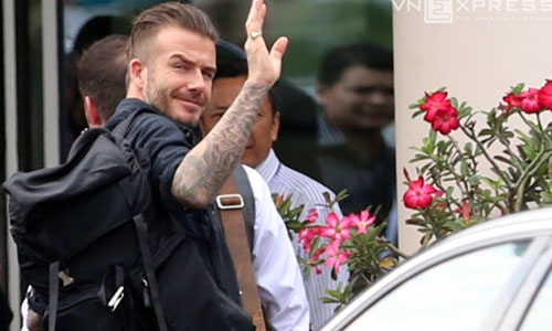 David Beckham chia tay Việt Nam trong lưu luyến