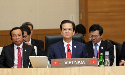 Thủ tướng Nguyễn Tấn Dũng tham dự hội nghị cấp cao kỷ niệm 25 năm quan hệ đối thoại Asean - Hàn Quốc 
