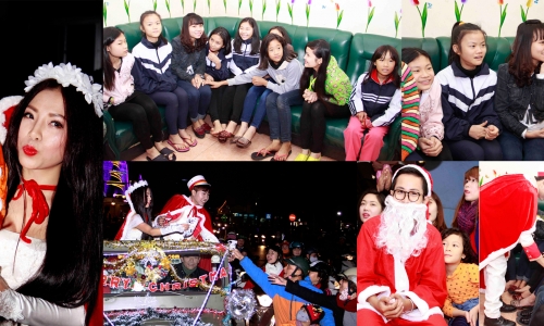 Giáng Sinh ấm áp từ “Chuyến xe cổ tích” đến với trẻ em Hà Nội 