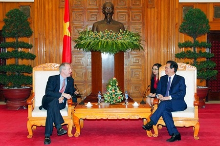 Thủ tướng Nguyễn Tấn Dũng tiếp Đại sứ Hoa Kỳ Theodore Osius 