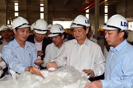 Thủ tướng kiểm tra dự án bauxite Tân Rai và Nhà máy alumin Nhân Cơ
