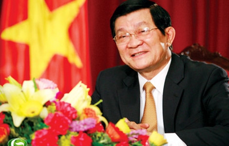  Chủ tịch nước Trương Tấn Sang gửi thư chúc Tết tới đồng bào cả nước