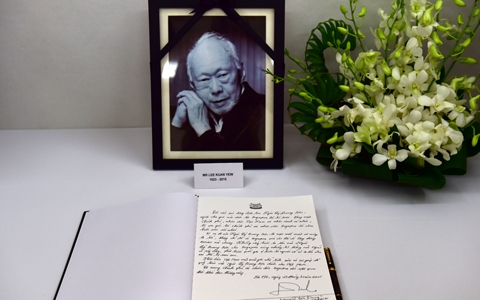 Thủ tướng Nguyễn Tấn Dũng dự lễ tang Ngài Lý Quang Diệu