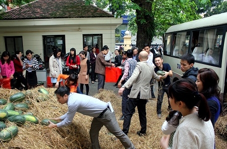 Bộ Công thương mua 14 tấn dưa ủng hộ nông dân Quảng Nam