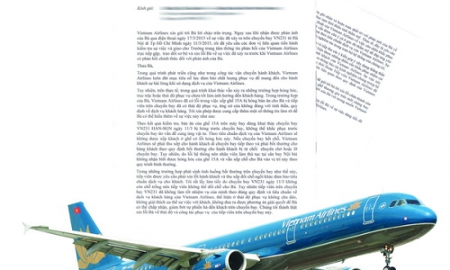 Vietnam Airlines chưa quan tâm đúng mức quyền lợi người tiêu dùng