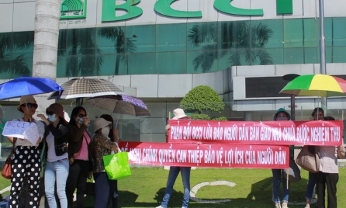 BCCI đòi thu hồi nhà, cư dân Nhất Lan 3 vây trụ sở