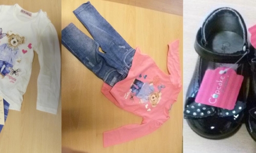 Quần áo, giày dép Trung Quốc gây nguy hiểm cho trẻ em