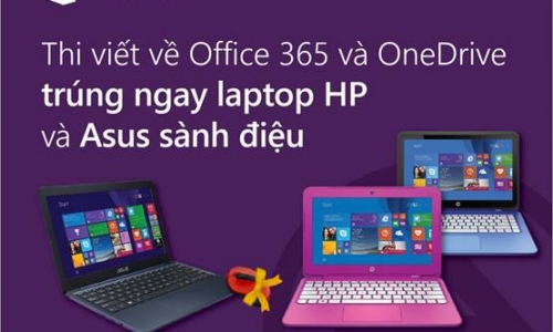 Nhận ngay máy tính HP Stream hoặc Asus sành điệu, hiểu về Office 365