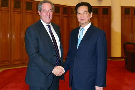 Thủ tướng Nguyễn Tấn Dũng tiếp Đại diện Thương mại Hoa Kỳ