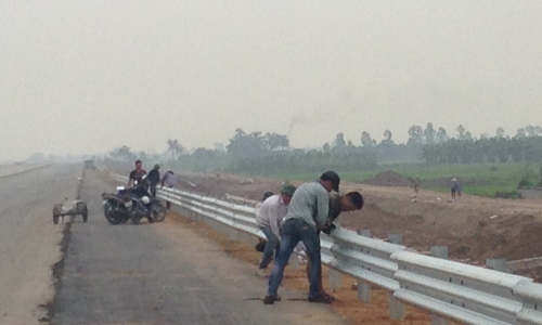 Vấn nạn trộm cắp ở nhà thầu thi công cao tốc Hà Nội - Hải Phòng