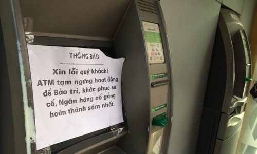 Cận ngày nghỉ lễ, ATM đã có vấn đề 