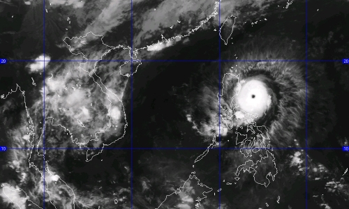 Tin mới nhất về siêu bão Noul đang tiến vào đảo Lu Dông, Philippin