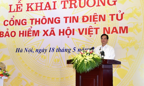 Thủ tướng dự khai trương cổng Cổng TTĐT Bảo hiểm xã hội Việt Nam