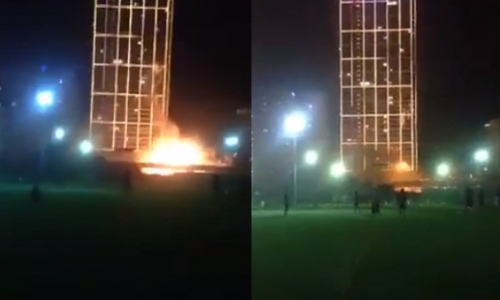 Hà Nội: Xôn xao vụ chập cháy tại tòa nhà Viglacera