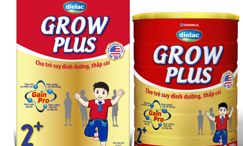 Dielac Grow Plus – Đặc chế cho trẻ suy dinh dưỡng thấp còi, giúp trẻ bắt kịp đà tăng trưởng