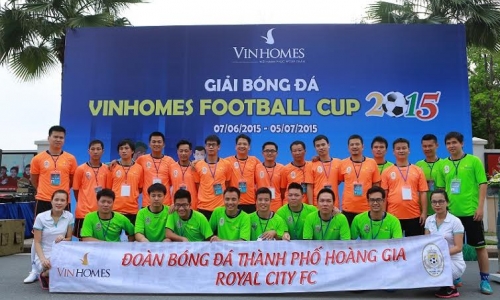 Tưng bừng khai mạc giải bóng đá Vinhome Football cup 2015