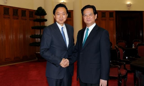 Thủ tướng tiếp cựu Thủ tướng Nhật Bản Yukio Hatoyama