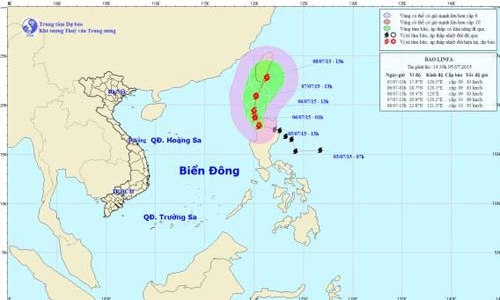 Tin mới nhất về Cơn bão LINFA: Giật cấp 10-11 hoành hành biển Đông