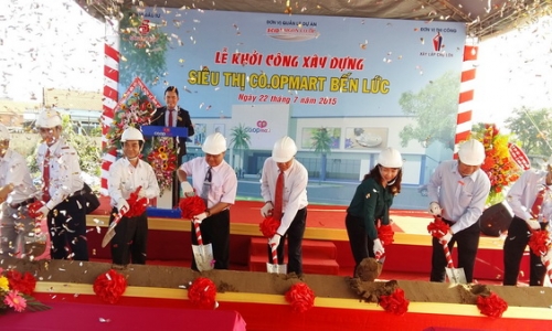 Saigon Co.op khởi công xây dựng siêu thị Co.opmart Bến Lức