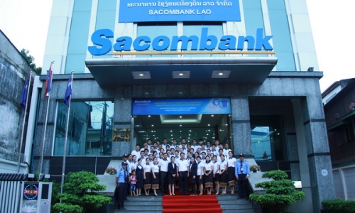 Sacombank chi nhánh Lào thành ngân hàng 100% vốn nước ngoài