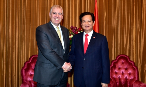 Thủ tướng Nguyễn Tấn Dũng tiếp Hoàng tử Andrew