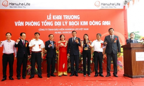 Hanwha Life Việt Nam khai trương Văn phòng Tổng Đại lý bạch kim tại Hà Nội
