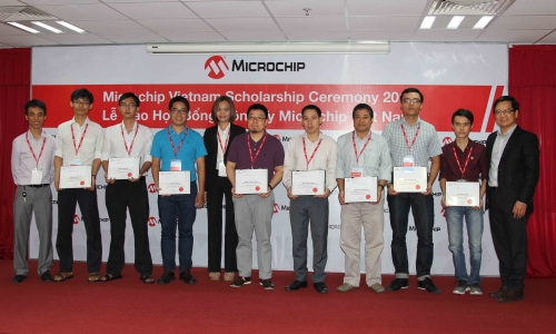 Lễ Trao giải Chương trình Học bổng Đại học Công nghệ Microchip Việt Nam