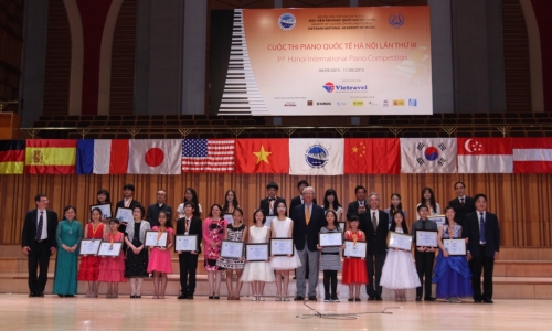 Việt Nam ẵm nhiều giải thưởng trong cuộc thi Piano Quốc tế