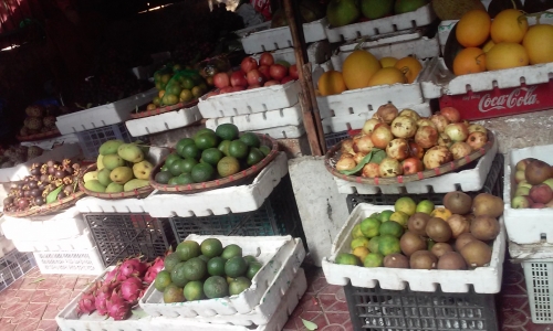 Phần lớn hoa quả ở các chợ là của Trung Quốc?