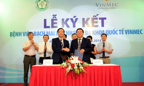 Bệnh viện Bạch Mai và bệnh viện Vinmex ký hợp tác