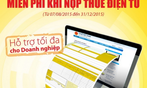 Nộp thuế điện tử tại Nam A Bank được miễn phí
